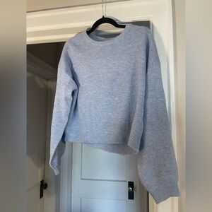 Rhythm Women's Light Blue Crewneck Sweater